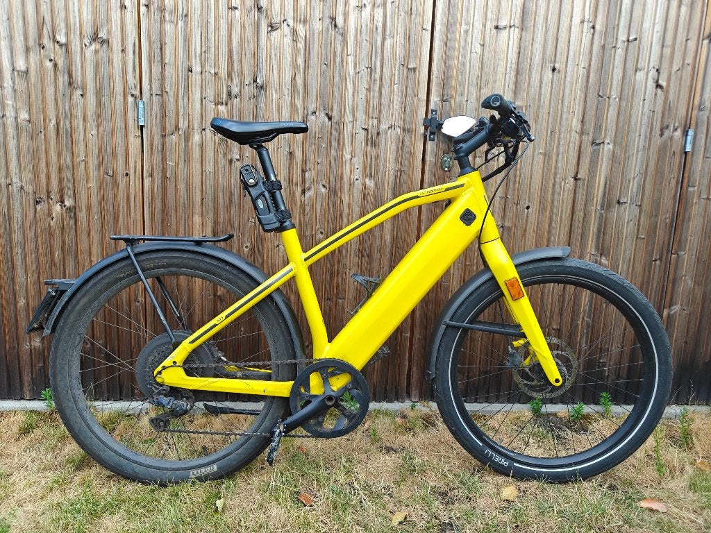 speed pedelec - stromer st1 LE  - 2019 - geel, Ophalen, Gebruikt, 30 tot 50 km per accu, Stromer