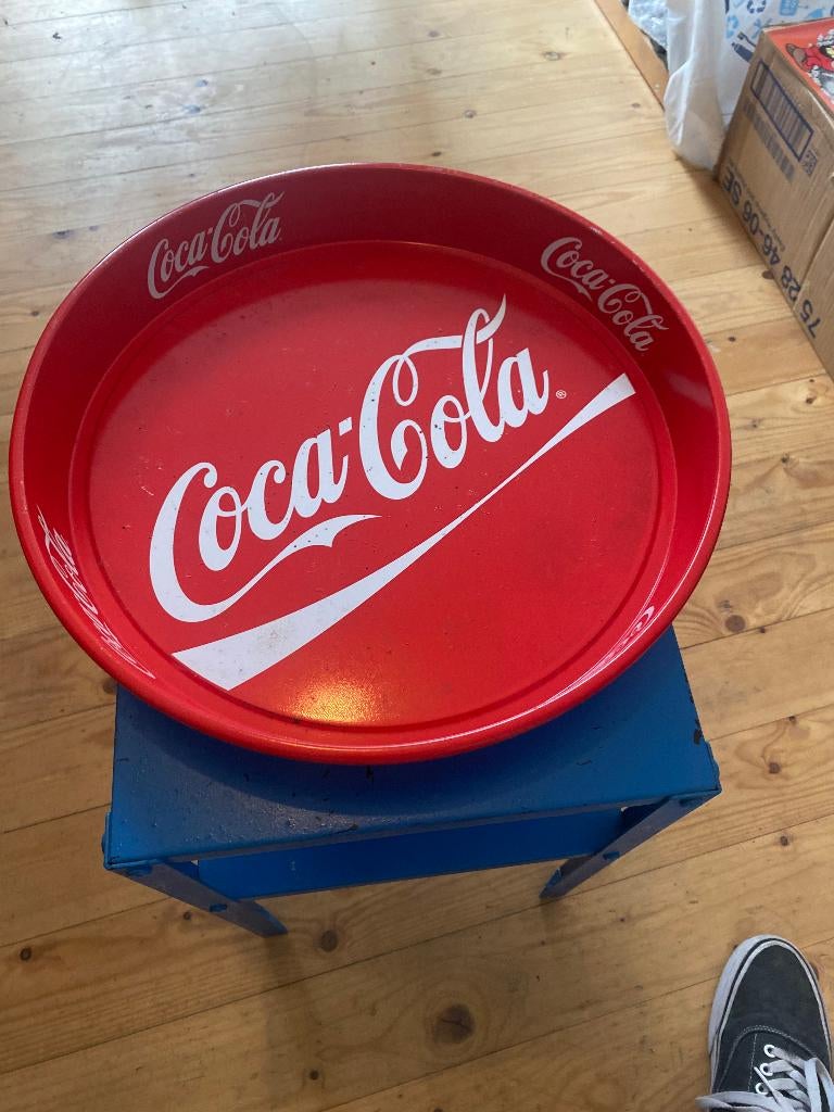 vintage metalen Dienblad / plateau Coca Cola, Verzamelen, Ophalen of Verzenden, Zo goed als nieuw, Gebruiksvoorwerp