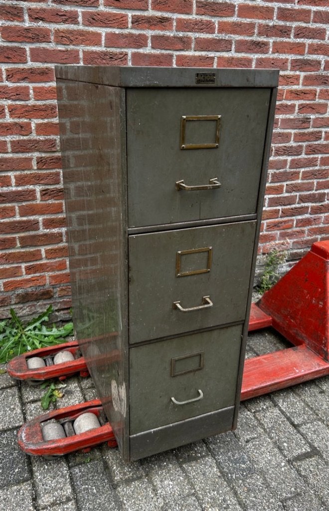 Ancien classeur ACIOR, vintage industriel des années 1950, Enlèvement, Utilisé, 100 à 150 cm, Métal