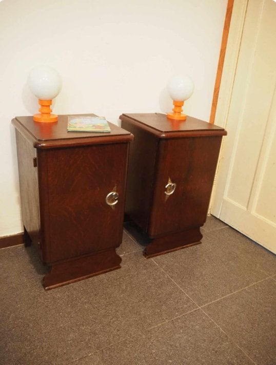 Set van twee Art Deco kastjes, Ophalen
