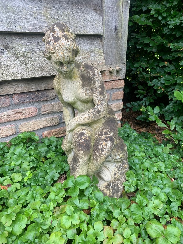 Beeld, Gris, Pierre ou céramique, 50 - 100 cm, Enlèvement