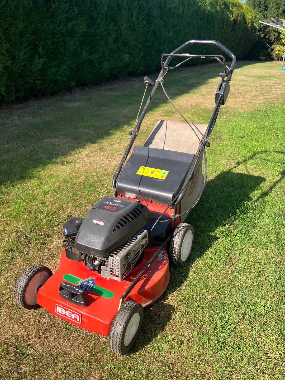 Zelftrekker Ibea 470, Tuin en Terras, Ophalen, Zo goed als nieuw