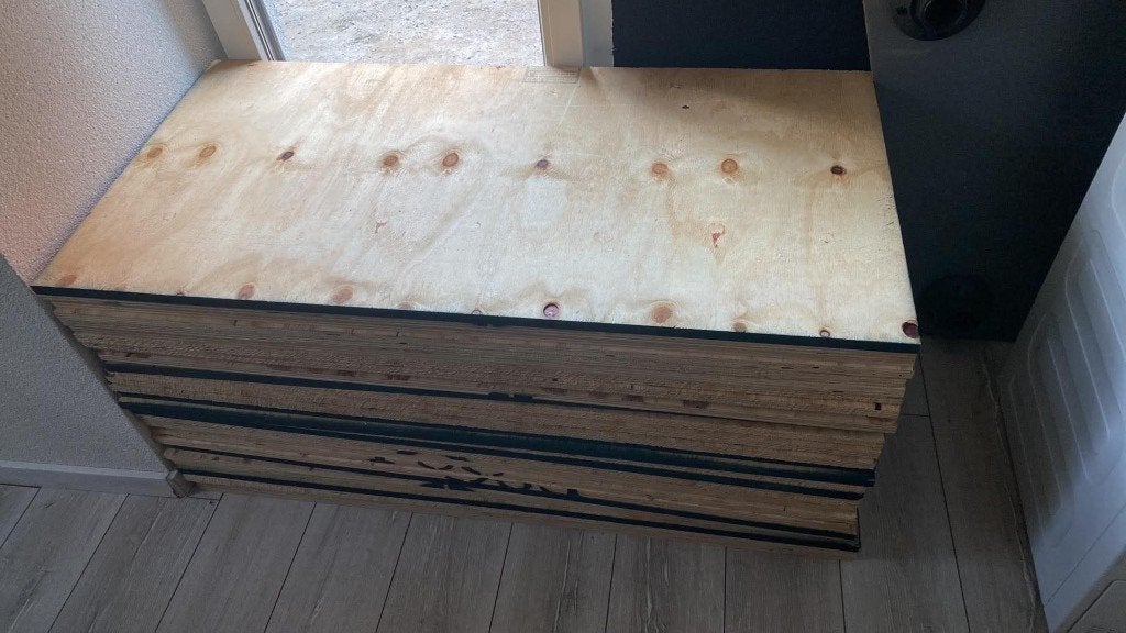 multiplex 122 x 61 cm 18 mm, Doe-het-zelf en Bouw, Platen en Panelen, Ophalen, Nieuw, Multiplex, Minder dan 20 mm