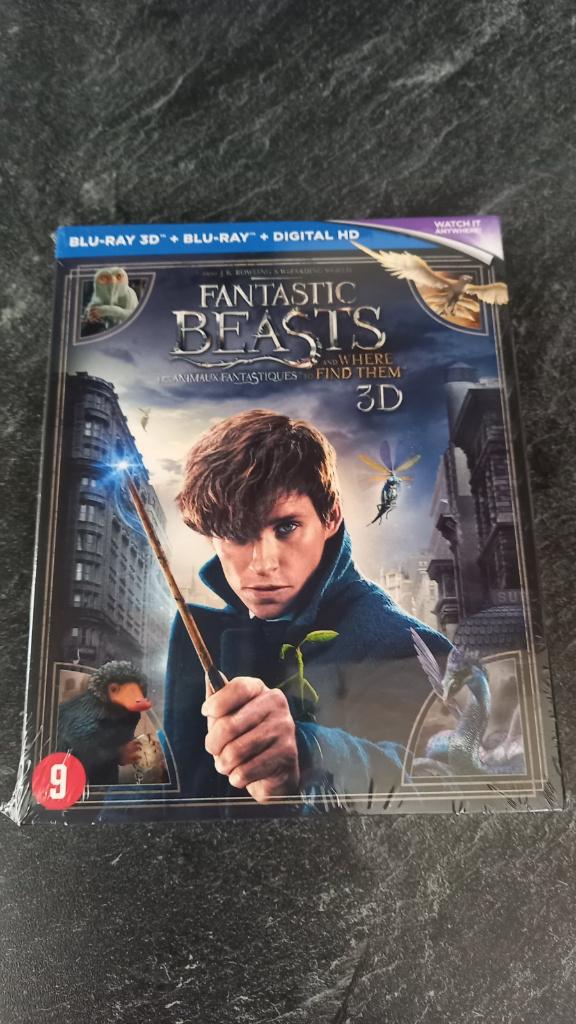 Fantastic Beasts - Blu-ray 3D + Blu-ray - NIEUW IN SEAL, Cd's en Dvd's, Verzenden, Nieuw in verpakking, Science Fiction en Fantasy