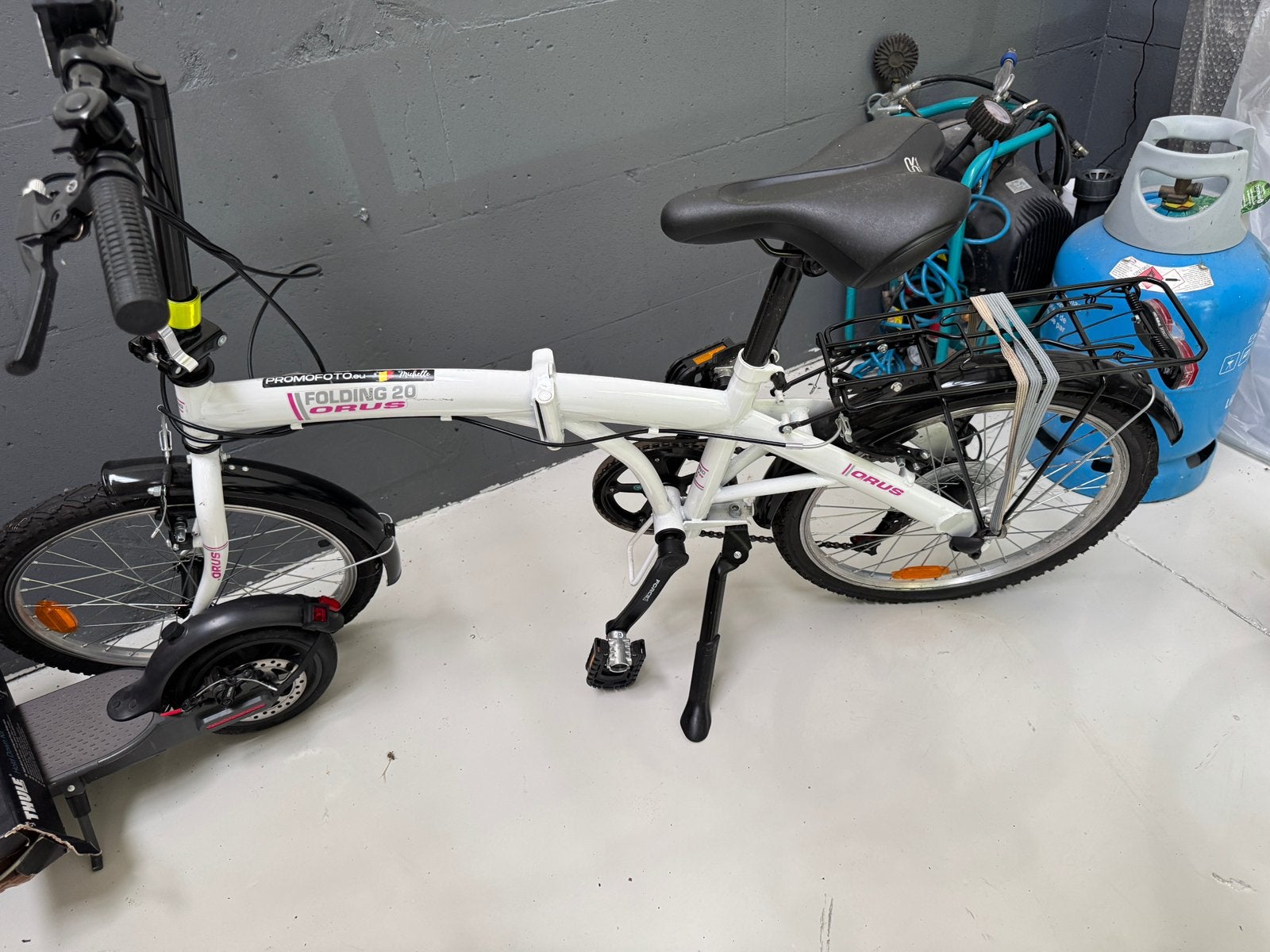Plooifizts Folding, Fietsen en Brommers, Ophalen, Zo goed als nieuw