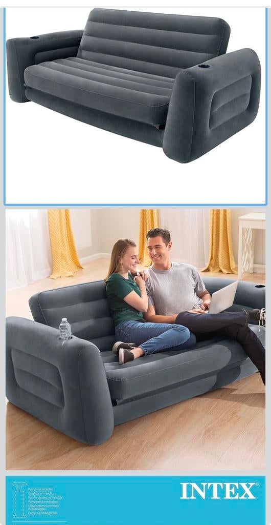Canapé Intex gonflable, Caravanes & Camping, Matelas pneumatiques, Comme neuf, Enlèvement