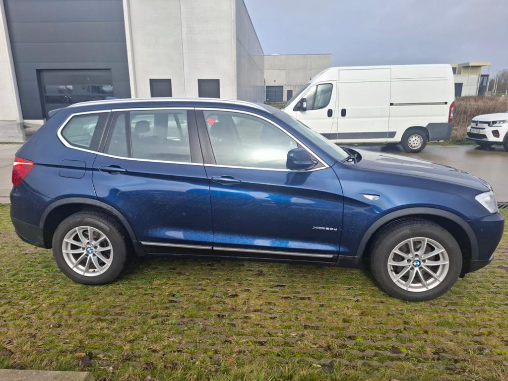 BMW X3 2.0 AUTOMAAT 4X4 NIEUWSTAAT, Auto's, BMW, Automaat, Euro 5, 4 cilinders, Blauw