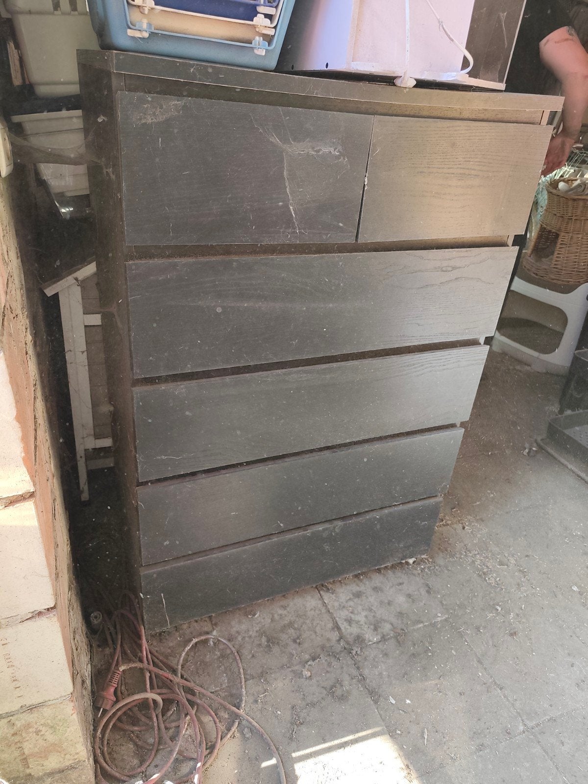 malm kasten gratis, Ophalen, Gebruikt