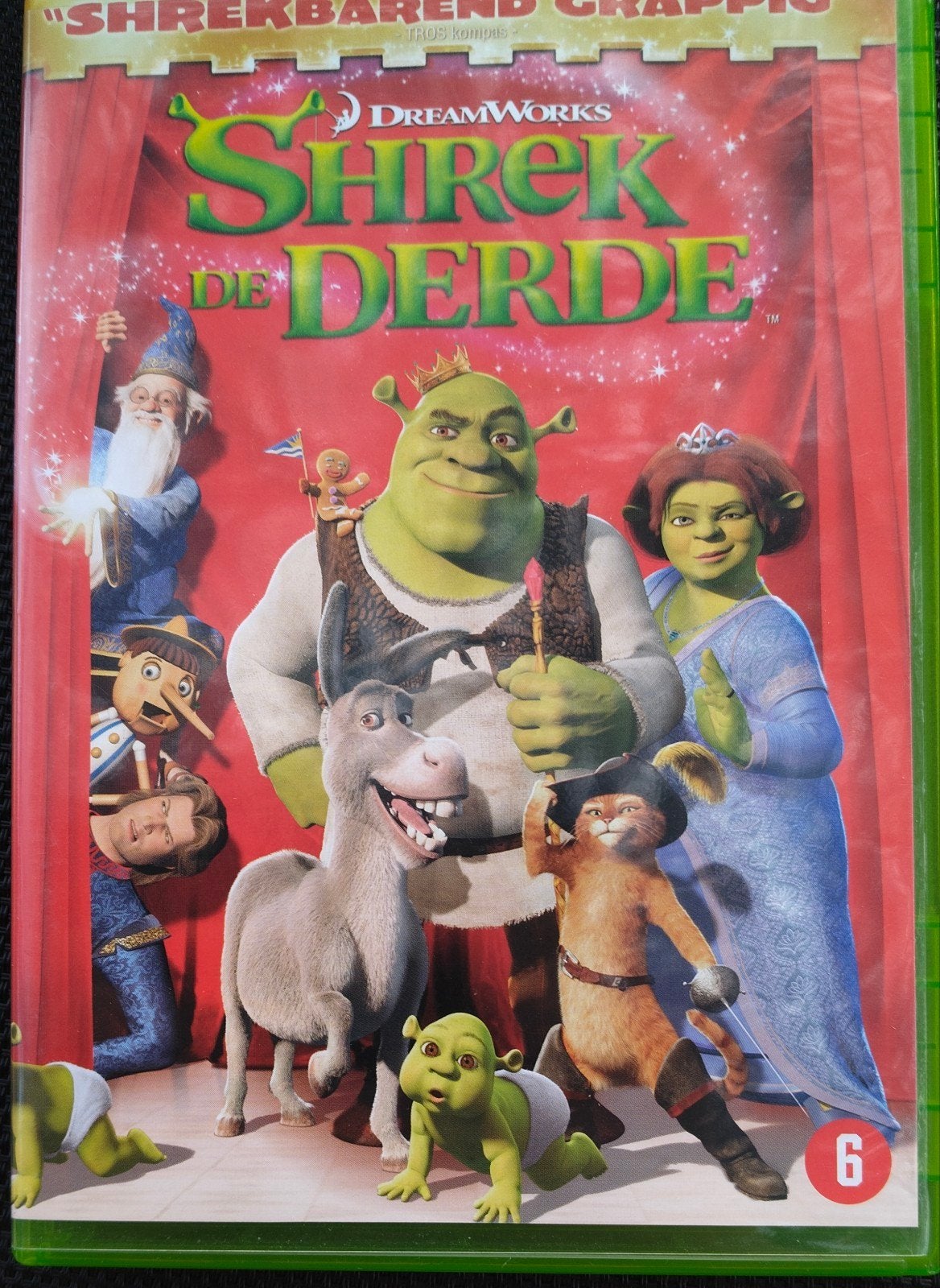Shrek de derde ( Dreamworks), Cd's en Dvd's, Dvd's | Tekenfilms en Animatie, Ophalen, Gebruikt, Animatie, Nederlands