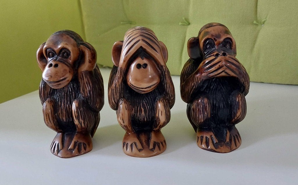 Lot de 3 singes, Enlèvement, Comme neuf