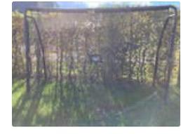 Voetbalgoal exit, Ophalen, Gebruikt