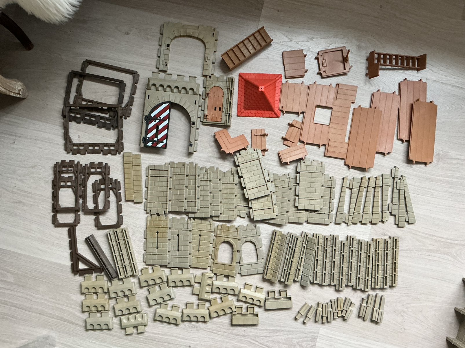 Playmobil onderdelen van Ridderkasteel, Ophalen, Gebruikt, Losse onderdelen