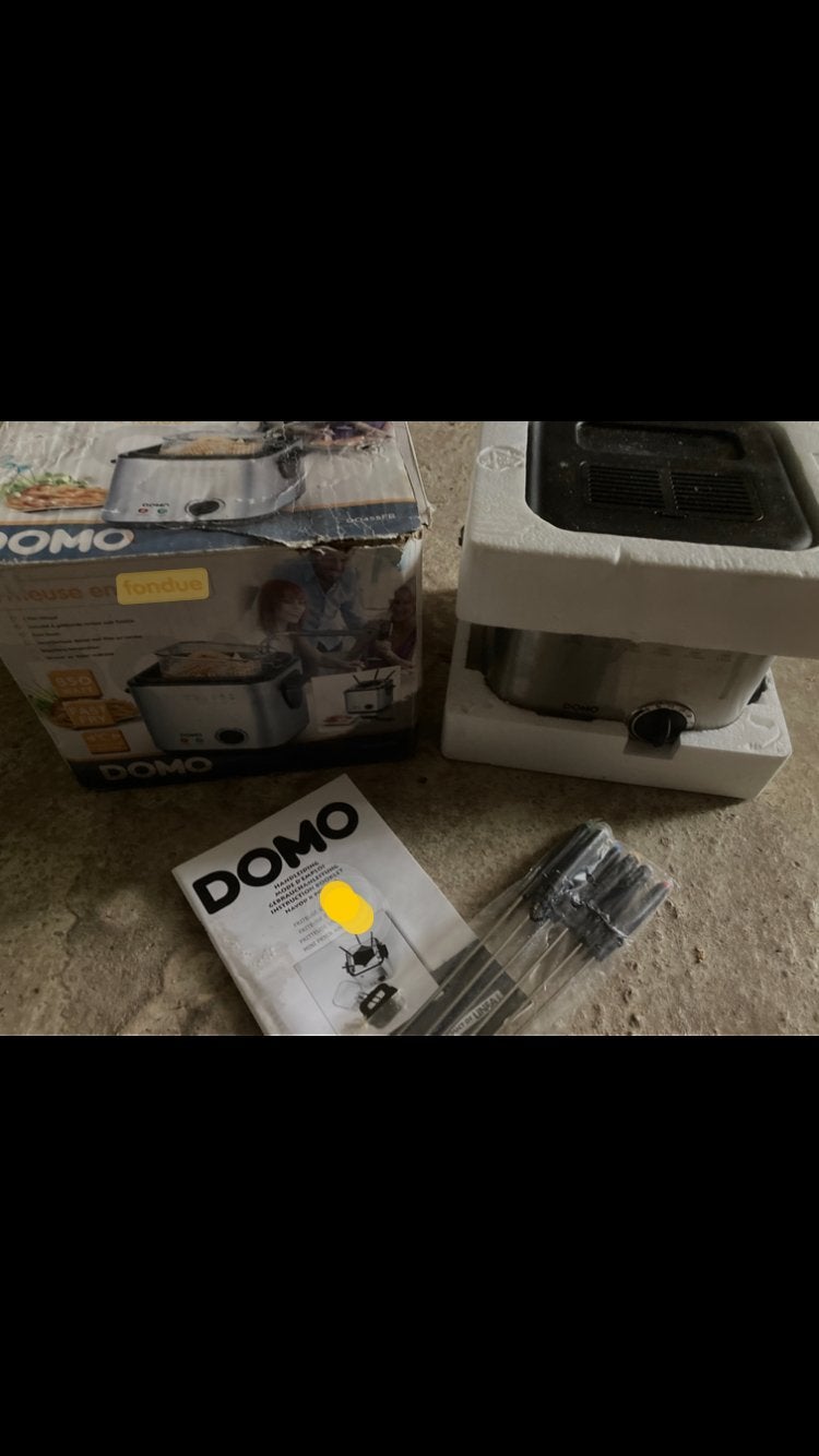 Fondu-Friteuse Domo, Electroménager, Enlèvement ou Envoi, Comme neuf