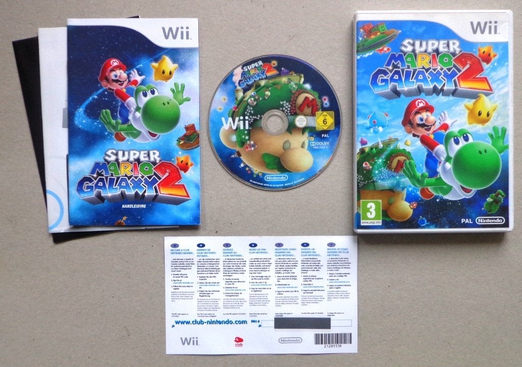 Super Mario Galaxy 2 + VIP voor de Nintendo Wii Compleet, Enlèvement ou Envoi, Comme neuf