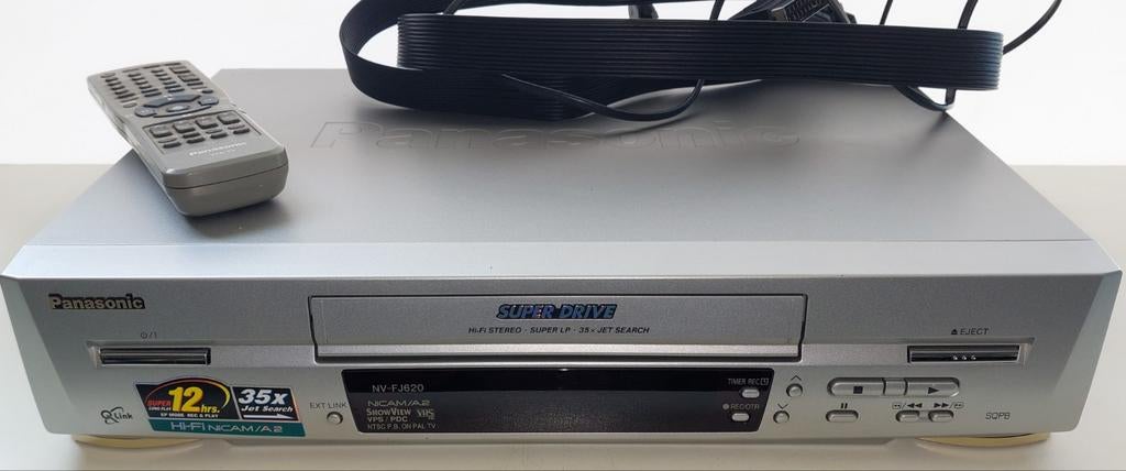 Enregistreur Hi-Fi VHS Super Drive Panasonic en parfait état, TV, Hi-fi & Vidéo, Enlèvement ou Envoi