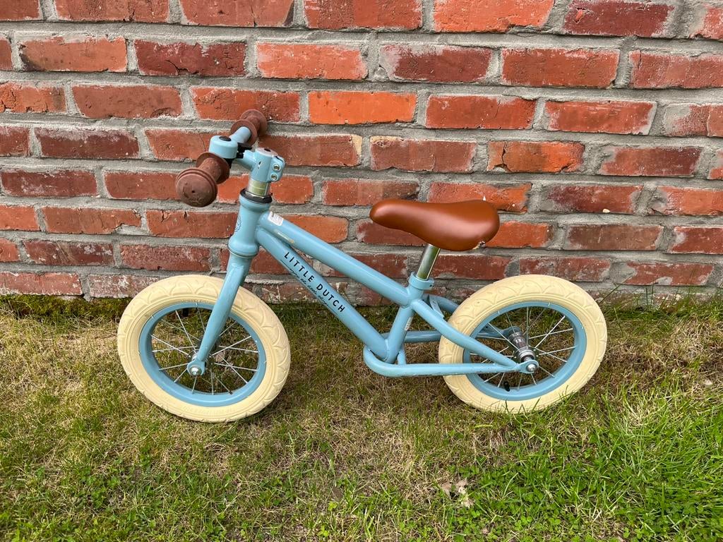 Loopfiets Little Dutch blauw, Ophalen, Gebruikt
