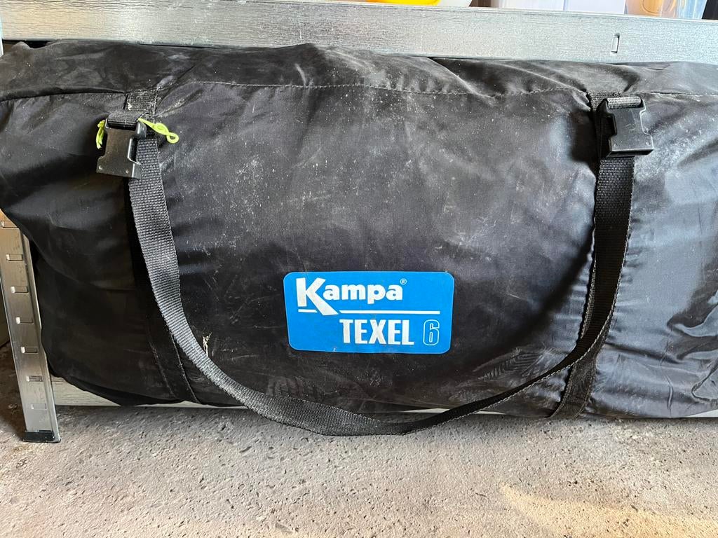 Kampa texel 6, Caravans en Kamperen, Tenten, Ophalen, Zo goed als nieuw
