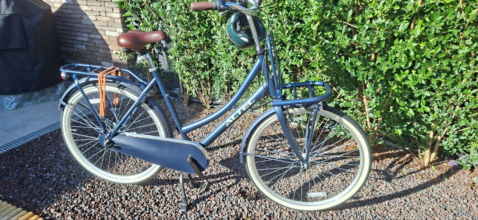 Hollandse M/V fiets-3versnellingen-terugtraprem-als Nieuw !, Ophalen, Terugtraprem, Versnellingen