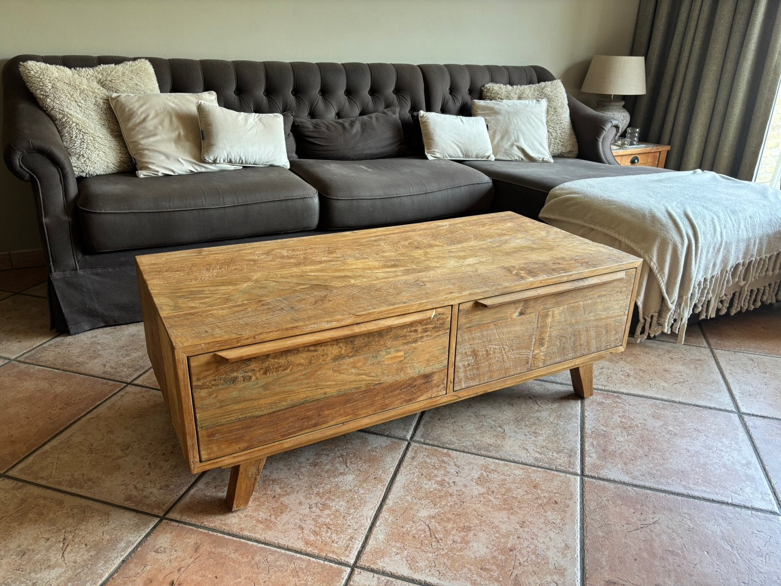 Table basse en bois de teck, Enlèvement, Comme neuf