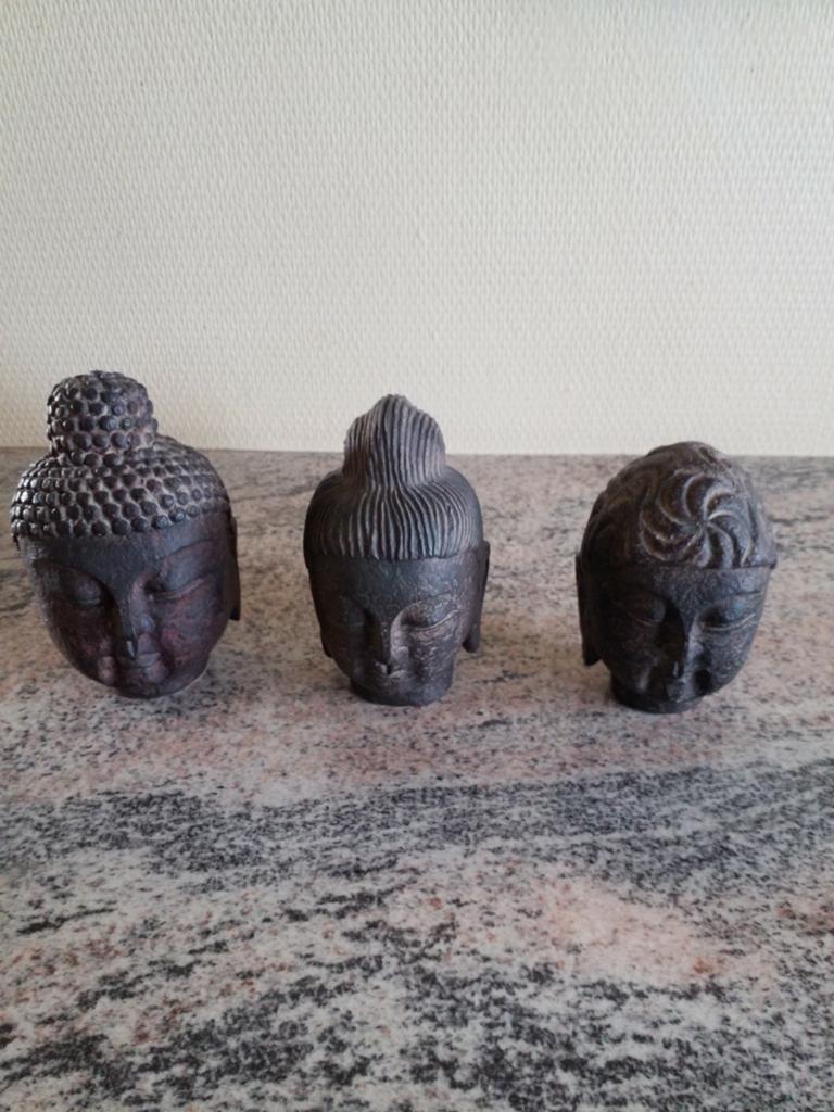 Têtes de bouddha décoratives, Enlèvement ou Envoi