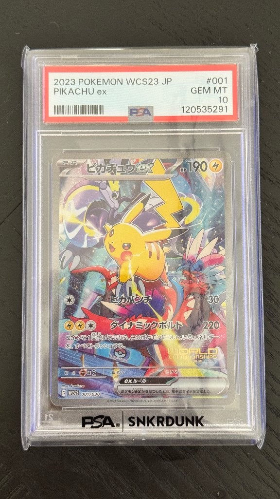 Pikachu WCS23 PSA10, Enlèvement ou Envoi