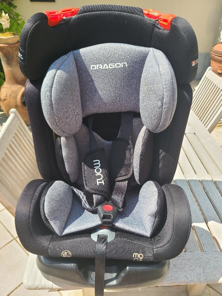 Autostoel cangaroo dragon met isofix, Kinderen en Baby's, Zijbescherming, Zo goed als nieuw, 9 t/m 36 kg, Isofix