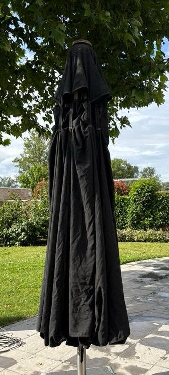 Royal Botania - Parasoldoek 2m x 2m - Zwart - 8 baleinen, Jardin & Terrasse, Parasols, Enlèvement, Comme neuf, 2 à 3 mètres, Parasol sur pied