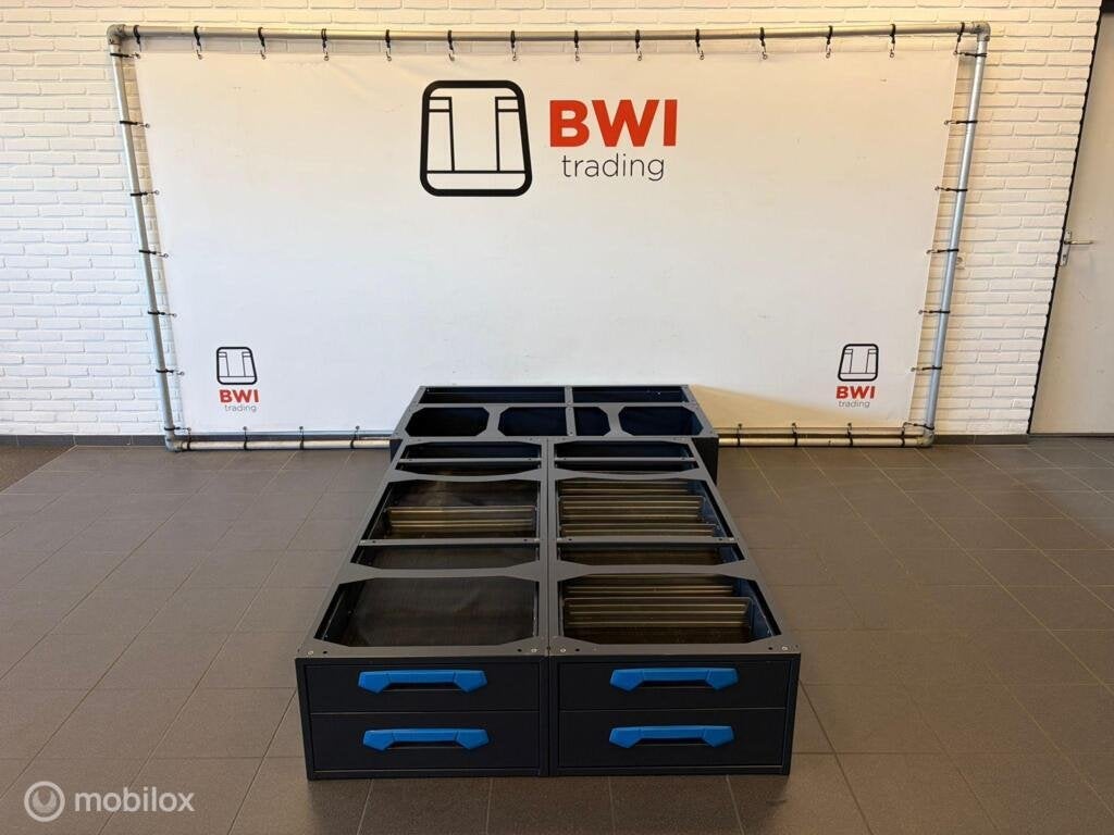 Sortimo dubbele bodem set / bedrijfswageninrichting ladekast, Auto diversen, Ophalen of Verzenden
