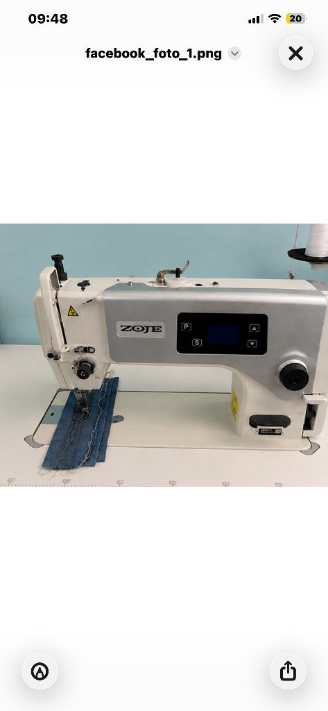 Professionele industriële naaimachine ZOJE A6000-G/02, Hobby en Vrije tijd, Naaimachines en Toebehoren, Gebruikt, Naaimachine