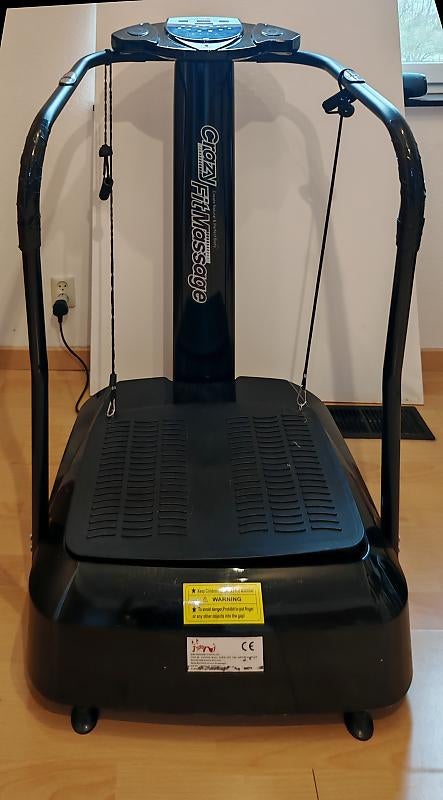 Plateforme vibrante Crazy Fit Massage Modèle de Luxe 2000 W, Comme neuf, Enlèvement, Plaque vibrante, Métal