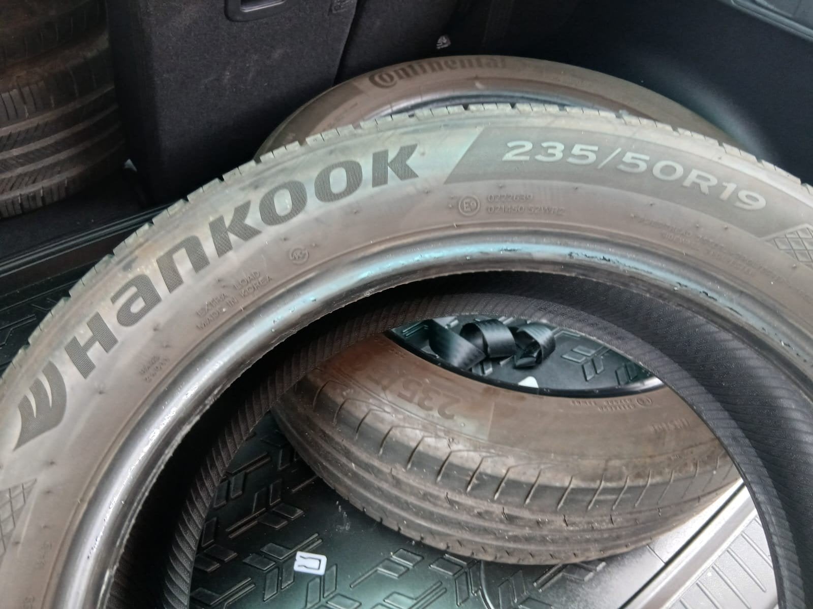 2 achterste zomerbanden te koop, Gebruikt, Overige, Band(en), Personenwagen