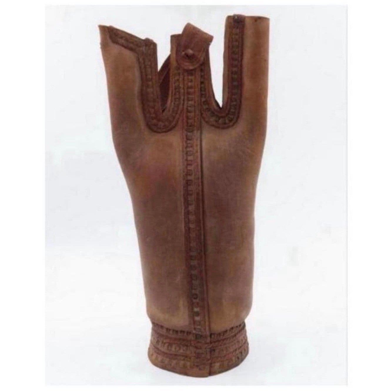 1950-1960 waterfles - Hawazma - Soedan leather water bottle, Ophalen of Verzenden
