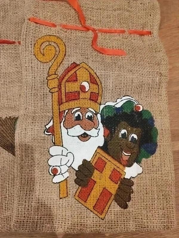 Jute zakjes sinterklaas, Ophalen of Verzenden, Zo goed als nieuw