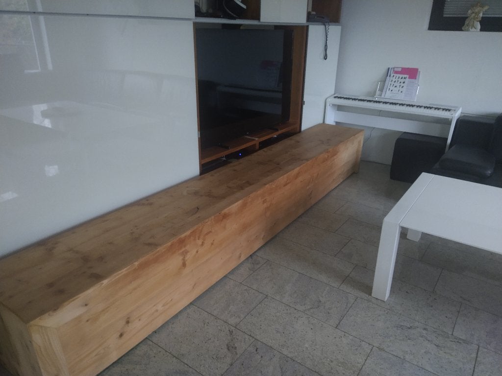 banken met lades, Ophalen, Gebruikt, Bruin, Hout