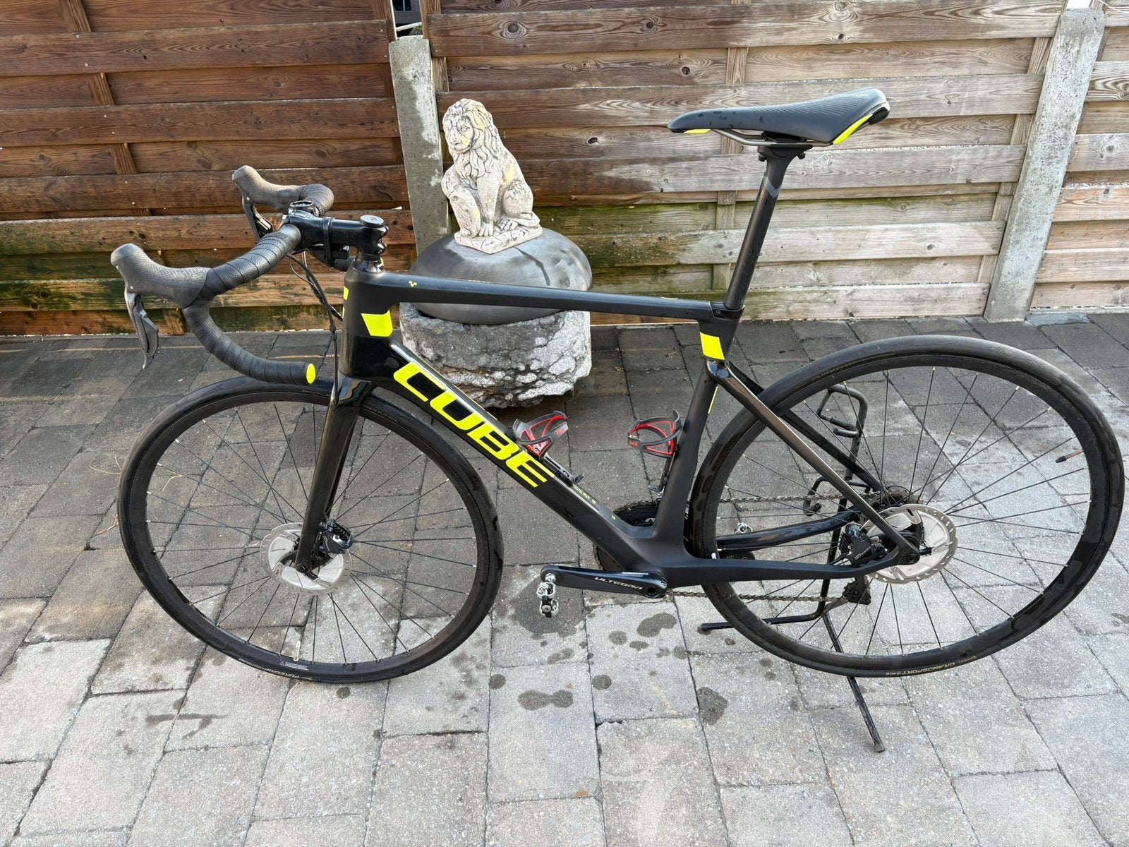 Koersfiets cube, Fietsen en Brommers, Fietsen | Racefietsen, Ophalen, Gebruikt, Aluminium, Schijfrem