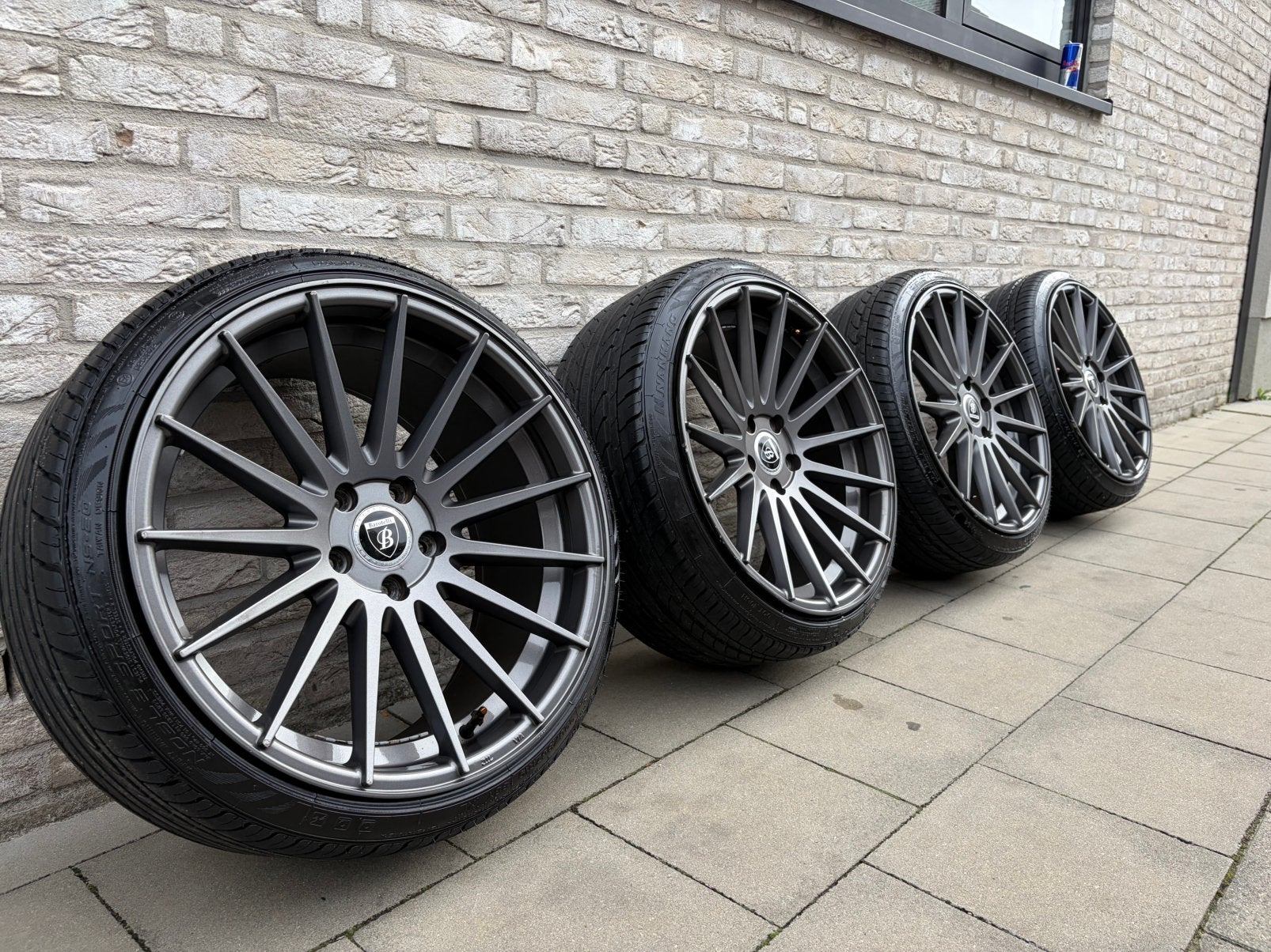 Concave 19inch 5x112 velgen met banden, Auto-onderdelen, Ophalen, Band(en)