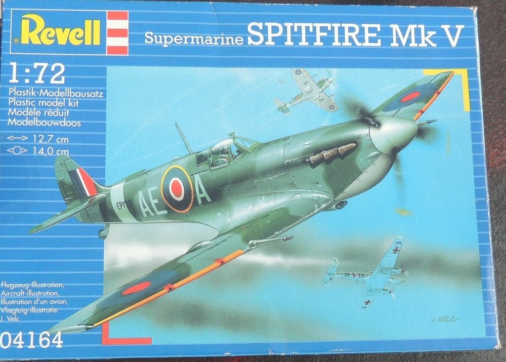 Maquette Heller Spitfire MK5 1/72ième, Hobby & Loisirs créatifs, Modélisme | Avions & Hélicoptères, Comme neuf, 1:72 à 1:144, Heller