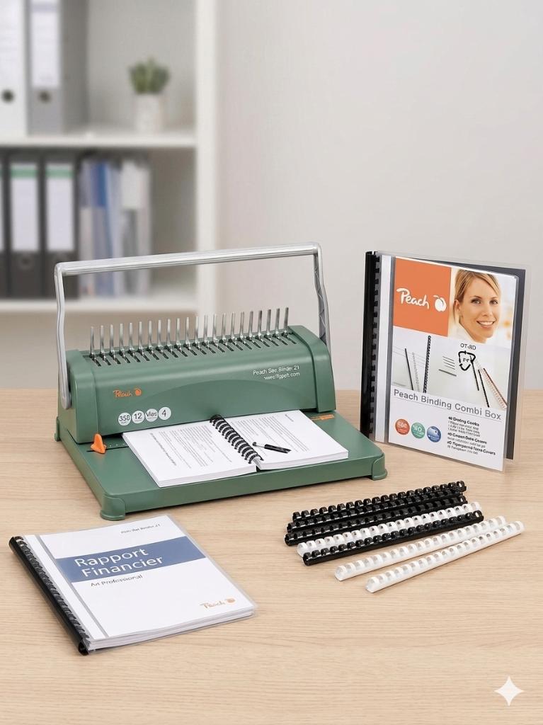 Relieuse à anneaux plastiques Star Binder 21, Enlèvement ou Envoi