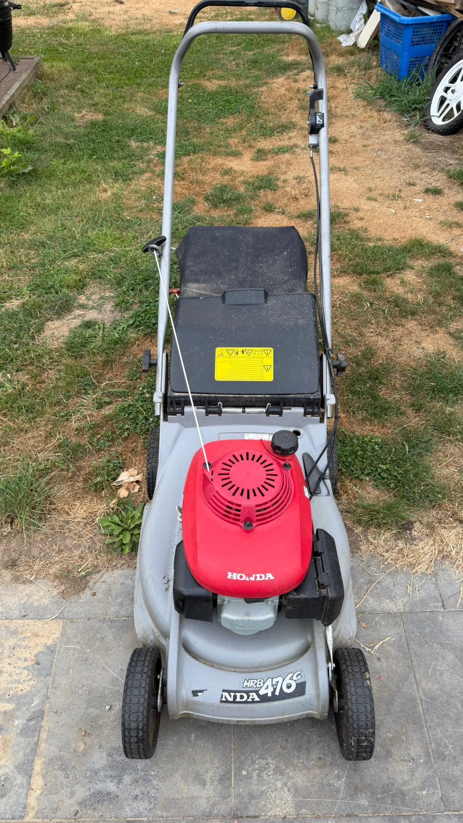 Honda HRB476, Tuin en Terras, Grasmaaiers, Ophalen, Gebruikt