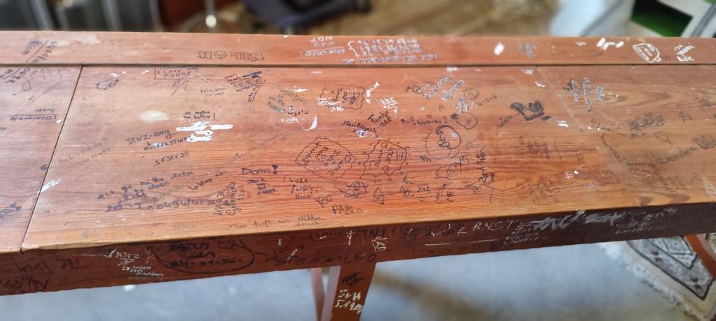 retro.vintage bureautafel, Ophalen