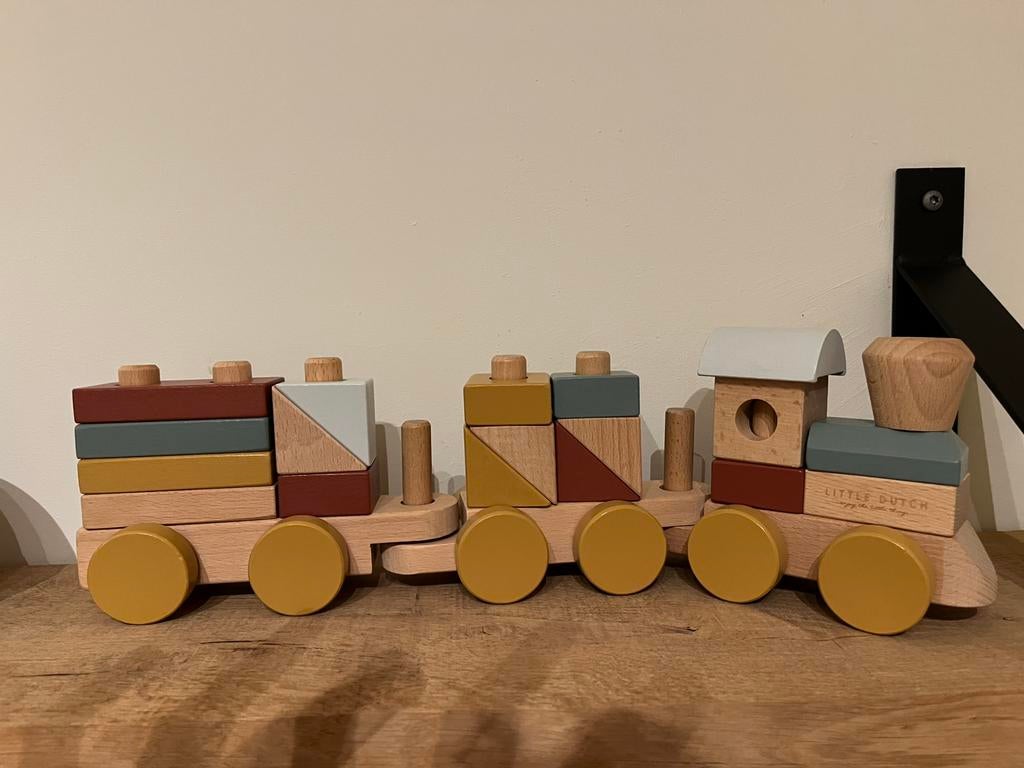 Houten speeltrein Little dutch, Ophalen, Zo goed als nieuw