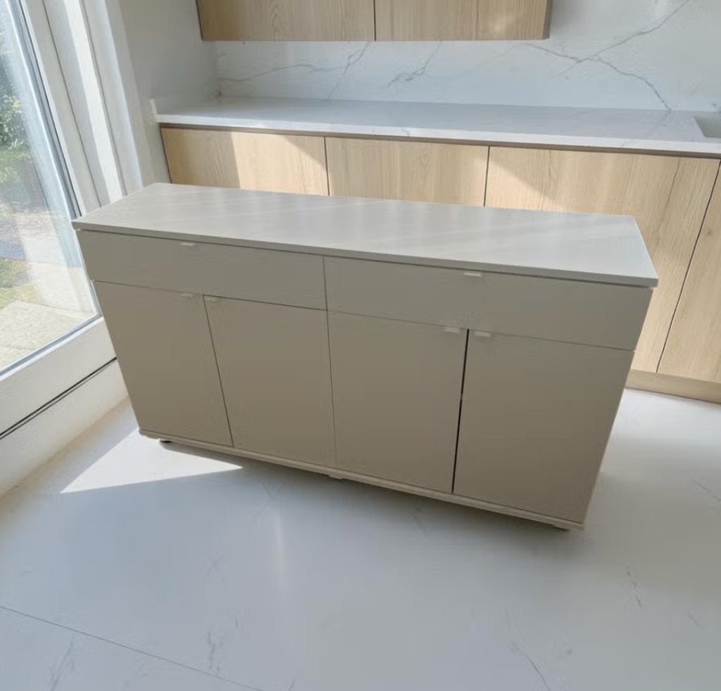 IKEA VIHALS dressoir wit – 4 deuren + 2 lades, Enlèvement, Utilisé