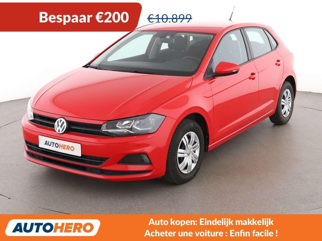 Volkswagen Polo 1.0 Trendline (année de construction 2017), Autos, Volkswagen, Rouge, Achat, Euro 6, 110 g/km