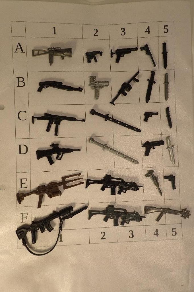 Accessoires Compatibles Figurines 10cm GI Joes Star Wars Etc, Enlèvement ou Envoi, Comme neuf