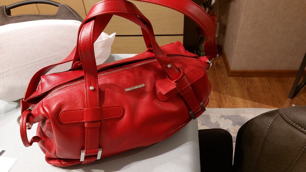 delvaux handtas rood ST germain destrier, Handtassen en Accessoires, Tassen | Damestassen, Ophalen of Verzenden, Zo goed als nieuw