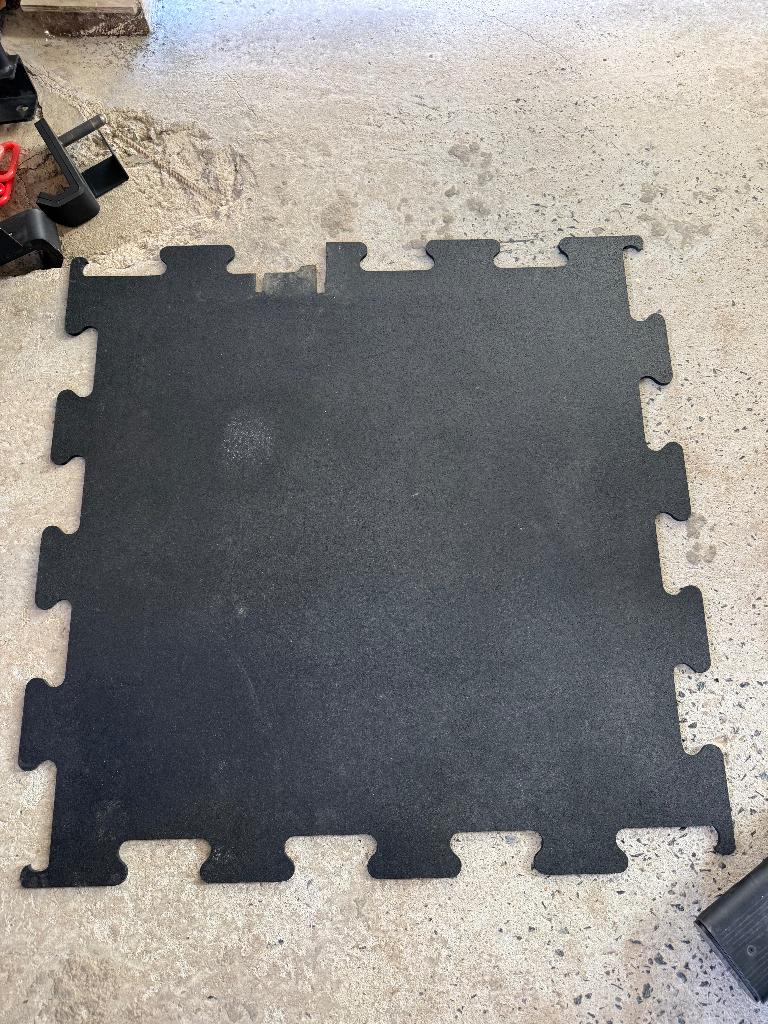 Matten puzzelmotief rubber