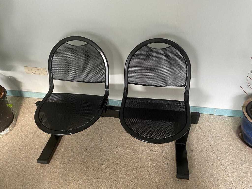 mobilier CHAISES DOUBLES   salle attente, Maison & Meubles, Autres marques, Classique, Comme neuf, Gris