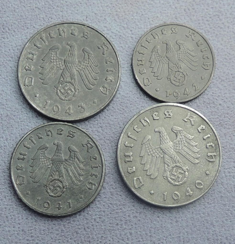 1940-1943 10-5-1 Pf Allemagne, Postzegels en Munten, Munten | Europa | Niet-Euromunten, Verzenden, Duitsland, Losse munt