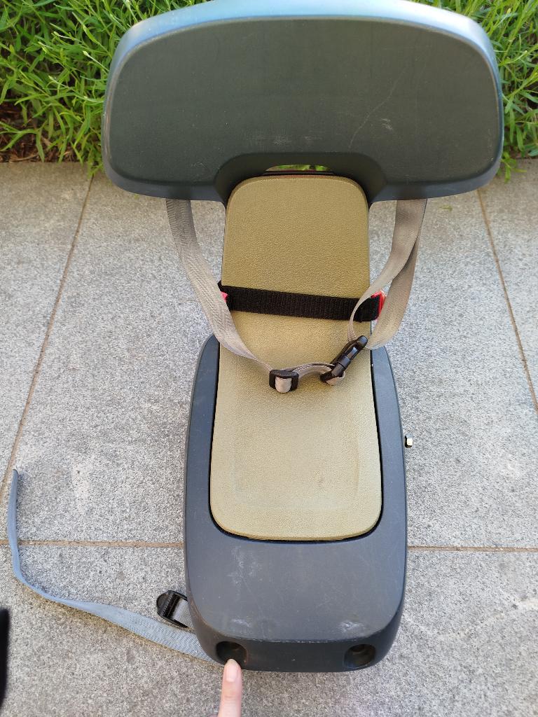 fietszitje - fietsstoel met voetsteunen, Achterzitje, Ophalen, 15 t/m 25 kg, Gebruikt