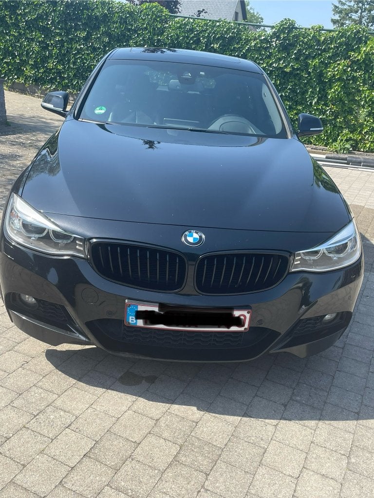 BMW 325 gt, Auto's, Automaat, Achterwielaandrijving, Zwart, Leder